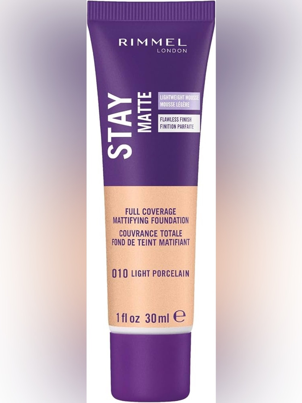 Rimmel London Stay Matte Foundation - 010 Light Porcelain